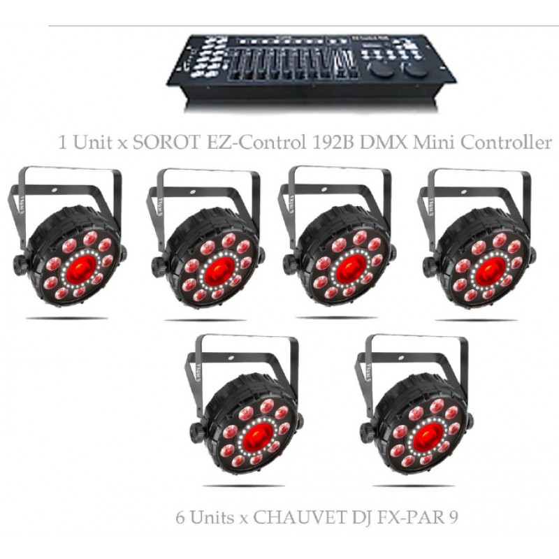PAKET MINI CLUB LIGHTING SETS #1J - CHAUVET DJ DESIGN SOLUTION