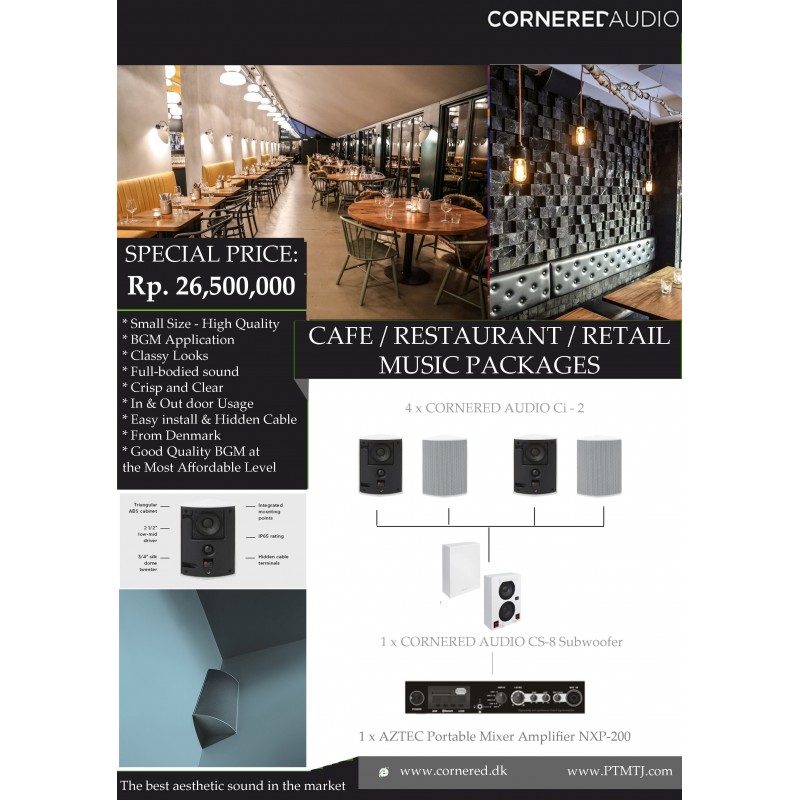 PAKET CAFE / RESTAURANT / RETAIL MUSIC PACKAGES