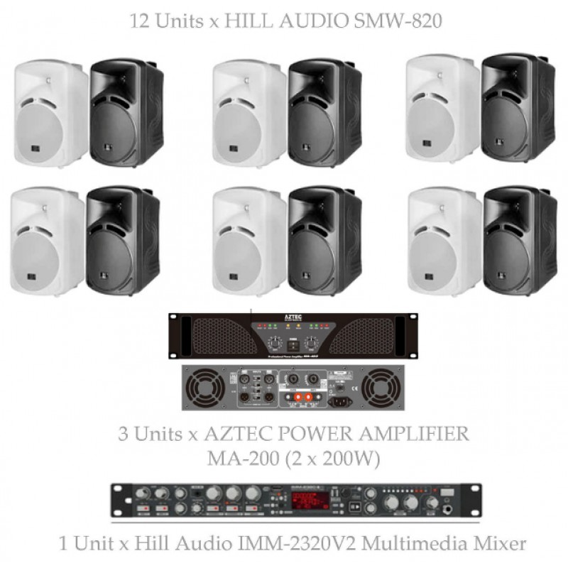 PAKET CAFE BGM SOLUTION #2G HILL AUDIO SMW PACKAGES