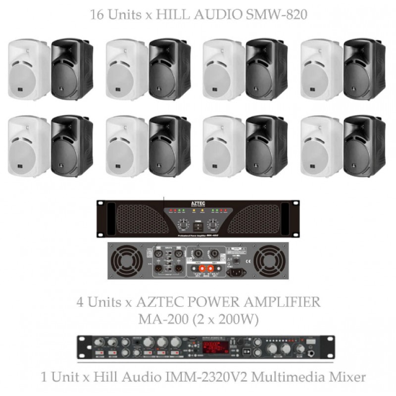 PAKET CAFE BGM SOLUTION #2H HILL AUDIO SMW PACKAGES