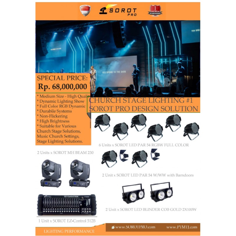 PAKET CHURCH STAGE LIGHTING #1 - SOROT PRO DESIGN ...