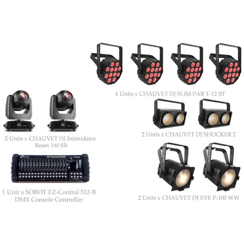 PAKET CHURCH STAGE LIGHTING #1 - CHAUVET DJ DESIGN SOLUTION